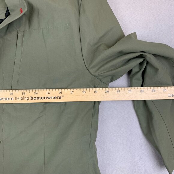 Victorinox Mens Jacket Medium Olive Green Blazer Long Sleeve Cotton Nylon Army - Picture 5 of 9